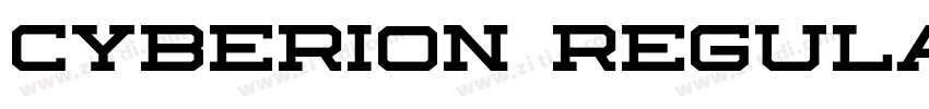 Cyberion Regular字体转换